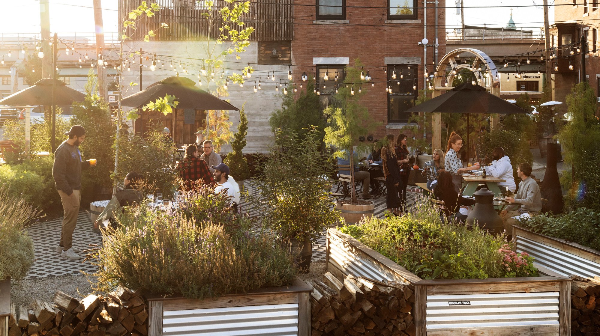 Wm Mulherin's Sons Garden Philadelphia